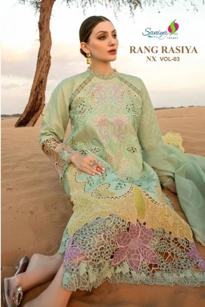 Saniya Rang Rasiya Nx Vol 3 Pakistani Salwar Suit