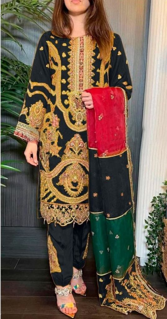 Saniya St 2012 Hit Colour Designer Pakistani Suit Collection