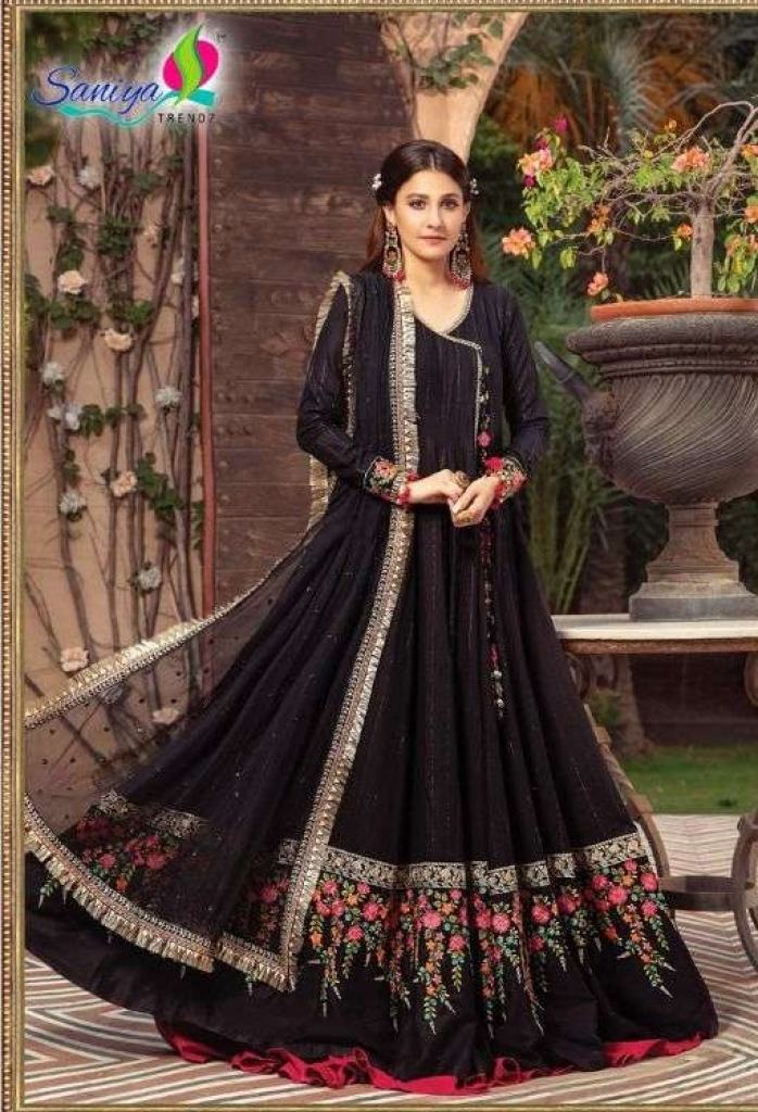 Saniya Trendz Maria B Sateen Collection-21 Vol 5  Pakistani Suits Catalog 