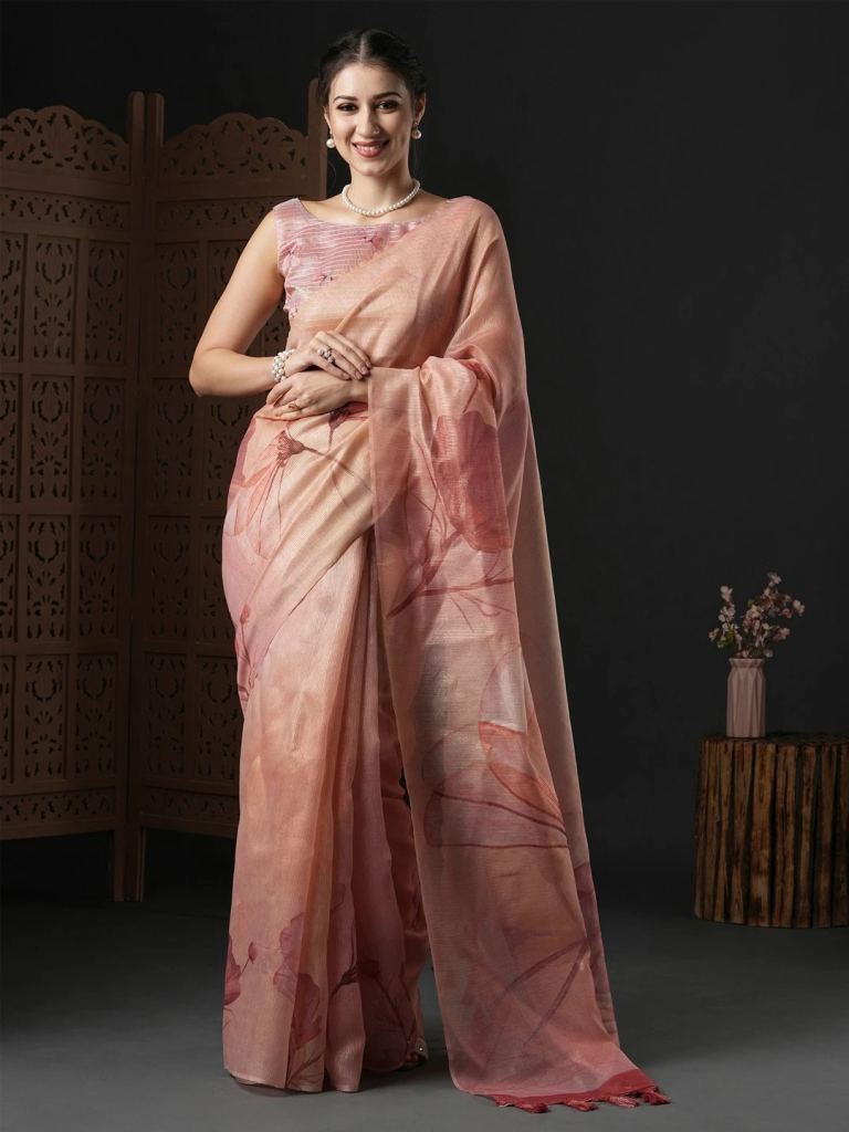 Sankari Vol 3 Designer Printed Organza Saree