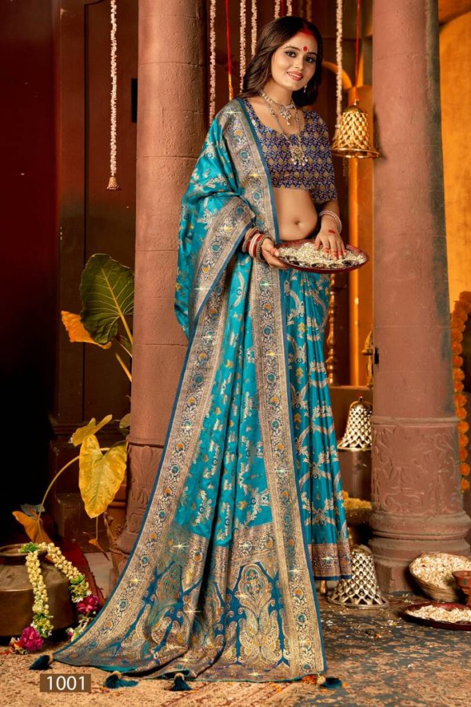 Saroj Anokhi Satin Saroski Vol 1 Saree