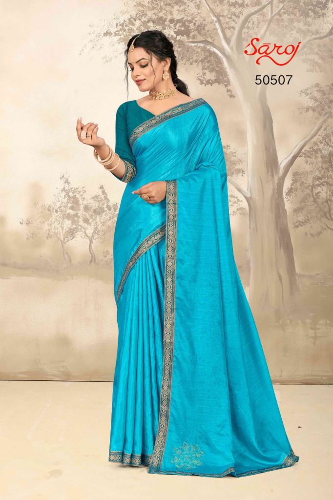Saroj Fruits Combo 2 Daily Wear Vichitra Silk Saree Collection
