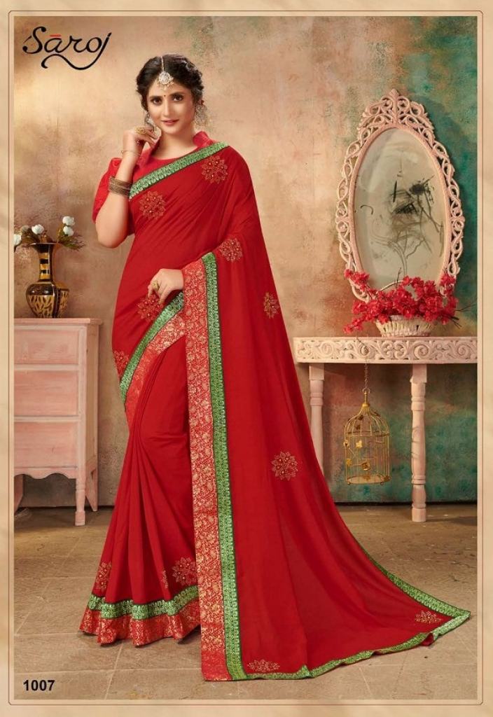 Saroj   presents  Gulfar Festive Wear Sarees Collection