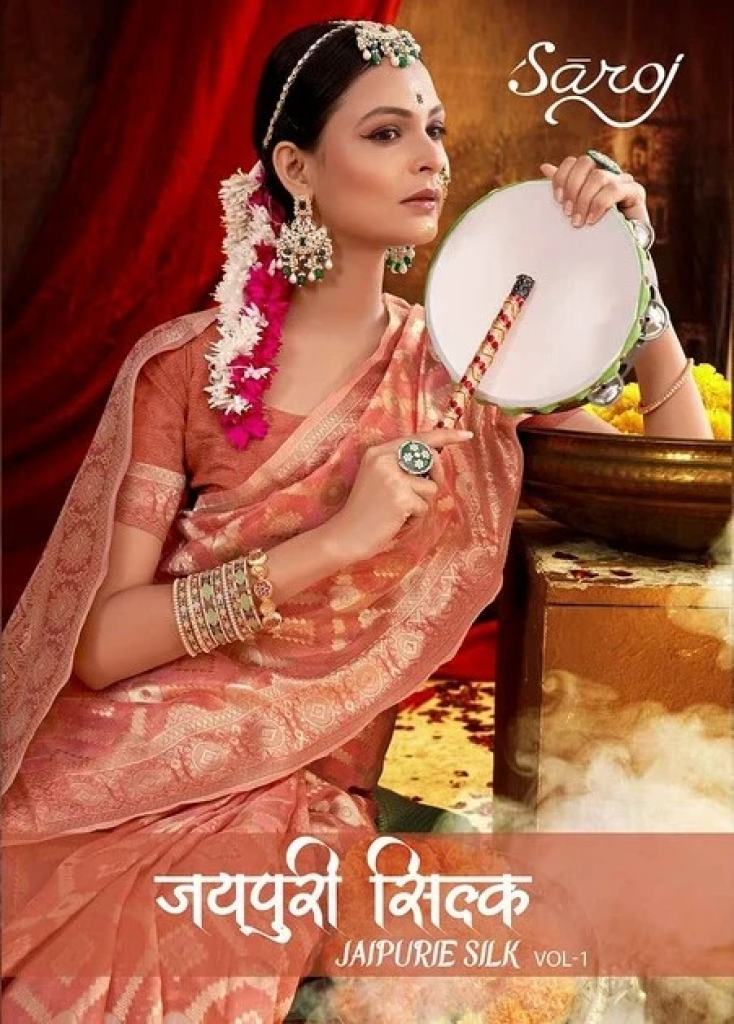 Saroj Jaipuri Silk Vol 1 Soft Cotton Saree Wholesale