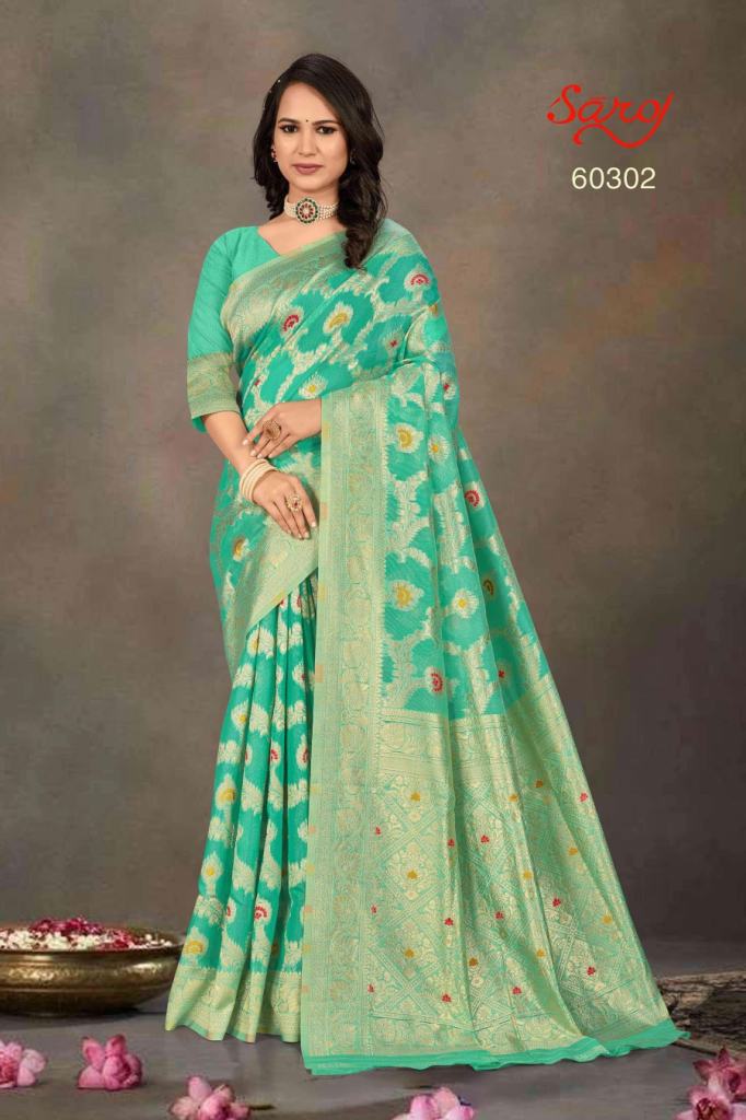 Saroj Kanakdhara Vol 2 Festive Wear Cotton Minakari Saree Collection