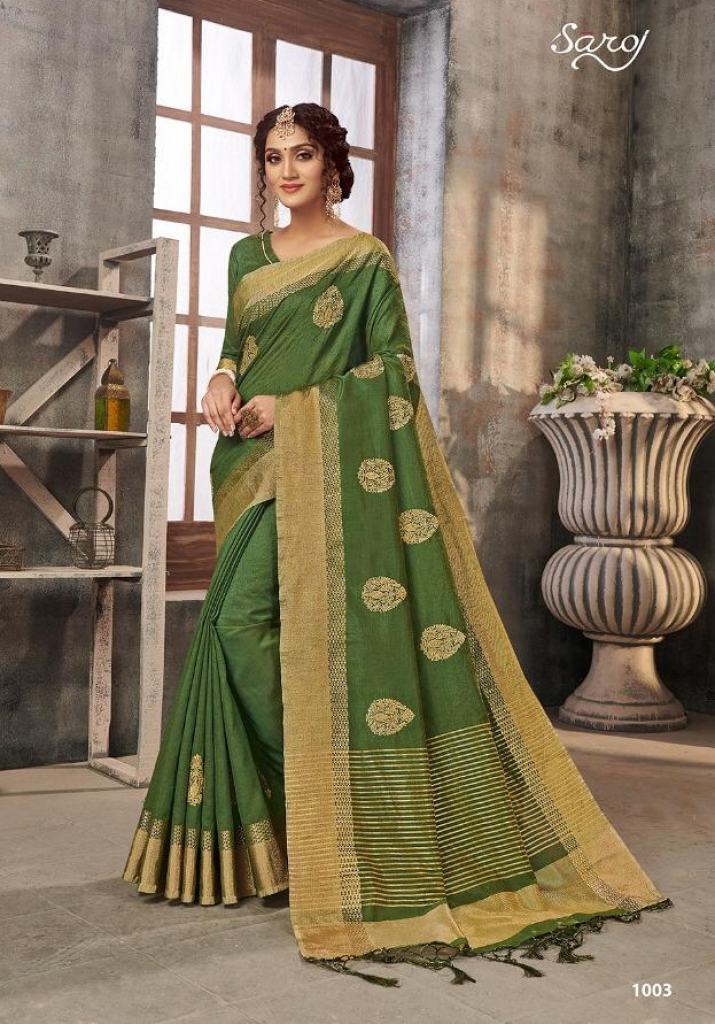 Saroj presents  Kasturi silk Festive Wear Sarees Collection