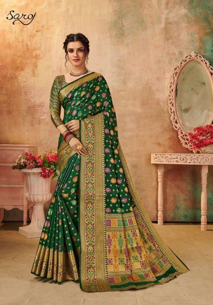 Saroj presents  Monalisa Festive Wear Sarees Collection