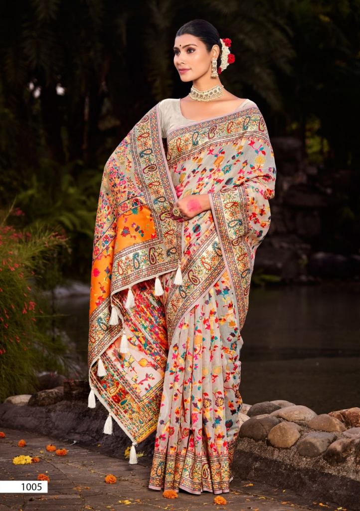 Saroj Padmlata Traditional Wear Soft Cotton Heavy Work Saree Collection