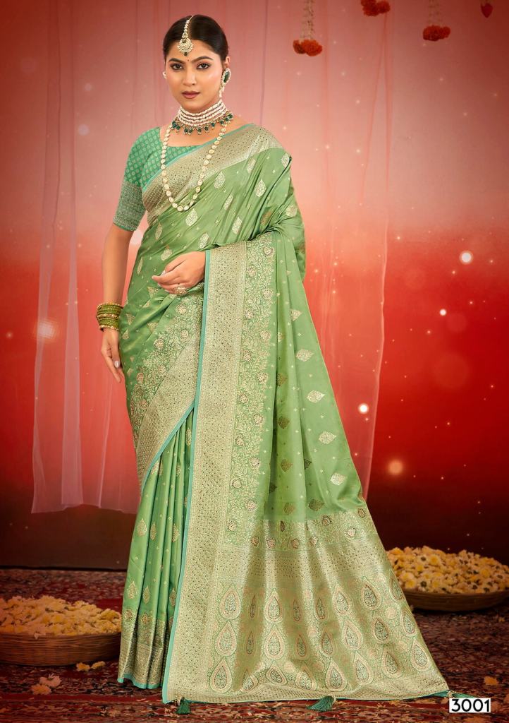 Saroj Pearl Satin Saroski Vol 3 Saree
