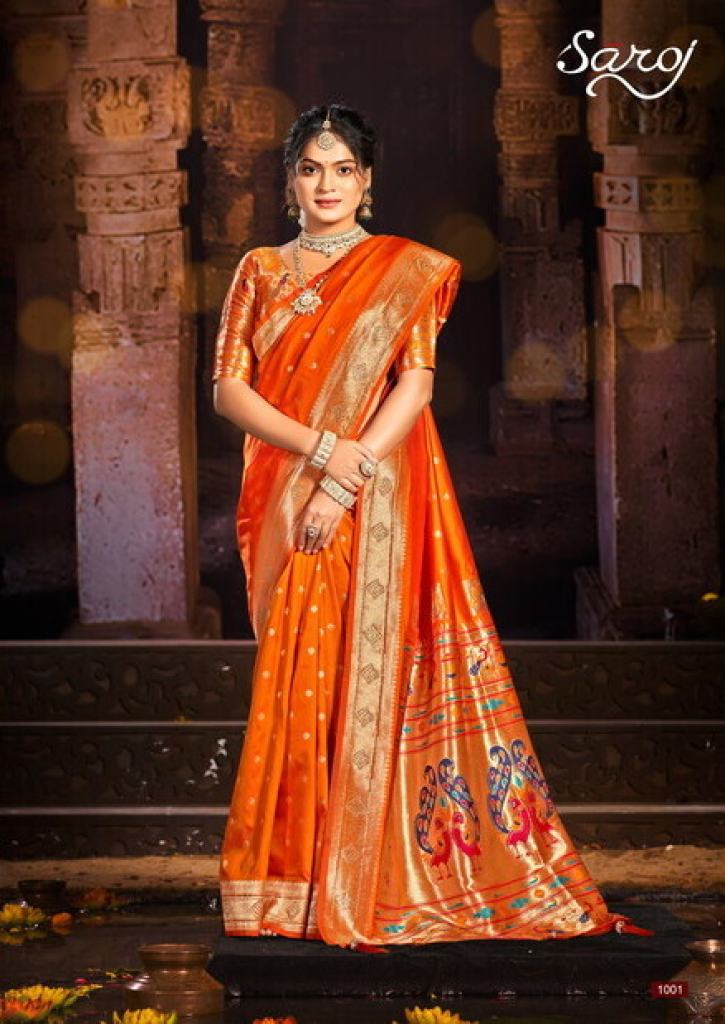 Saroj Purvika Paithani Saroski Vol 3 Premium Saree