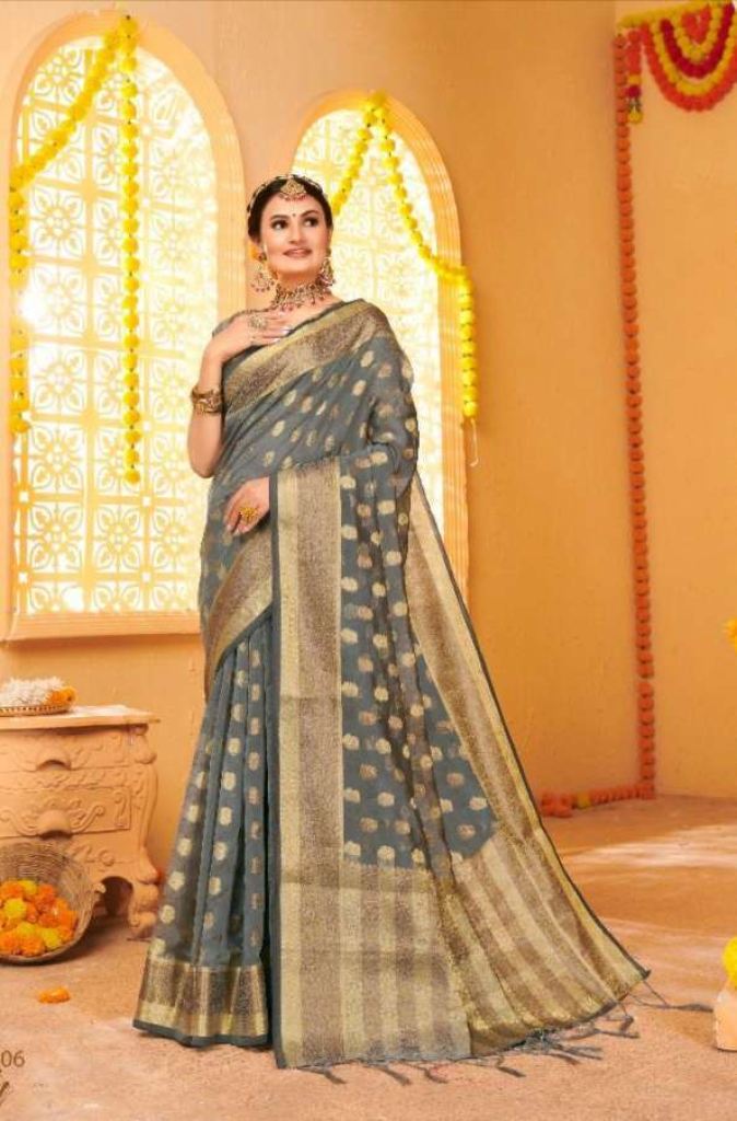 Saroj Rimjhim Organza Party Wear Sarees Catalog 