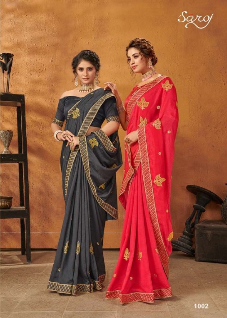 Saroj  presents Sanam Festive Wear Sarees Collection