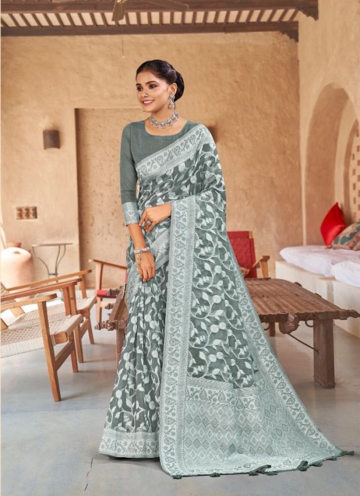 Saroj Sananda vol  1  Soft Cotton weaving Casual Wear Saree 