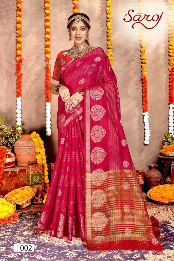 Saroj Saregama Vol 2 Designer Cotton Silk Saree