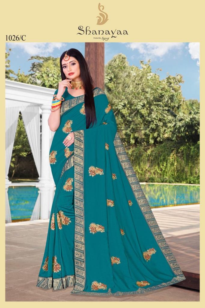 Saroj  Shanayaa Festive Wear Saree catalog