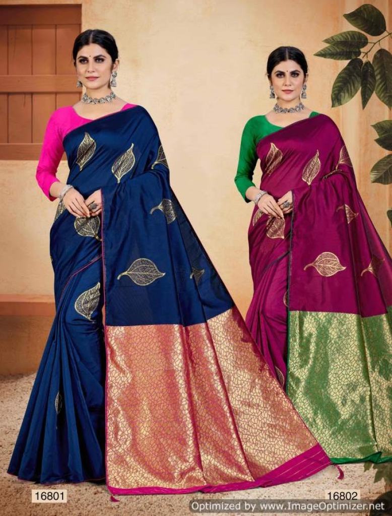 Saroj Shrivalli vol 3 Litchi Silk Weaving Saree Collection
