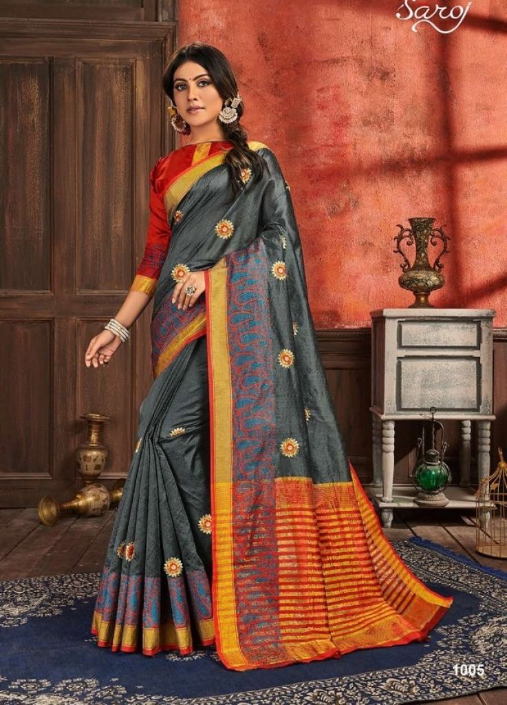 Saroj presents  Shubh Murat  vol 2 Festive Wear Sarees Collection