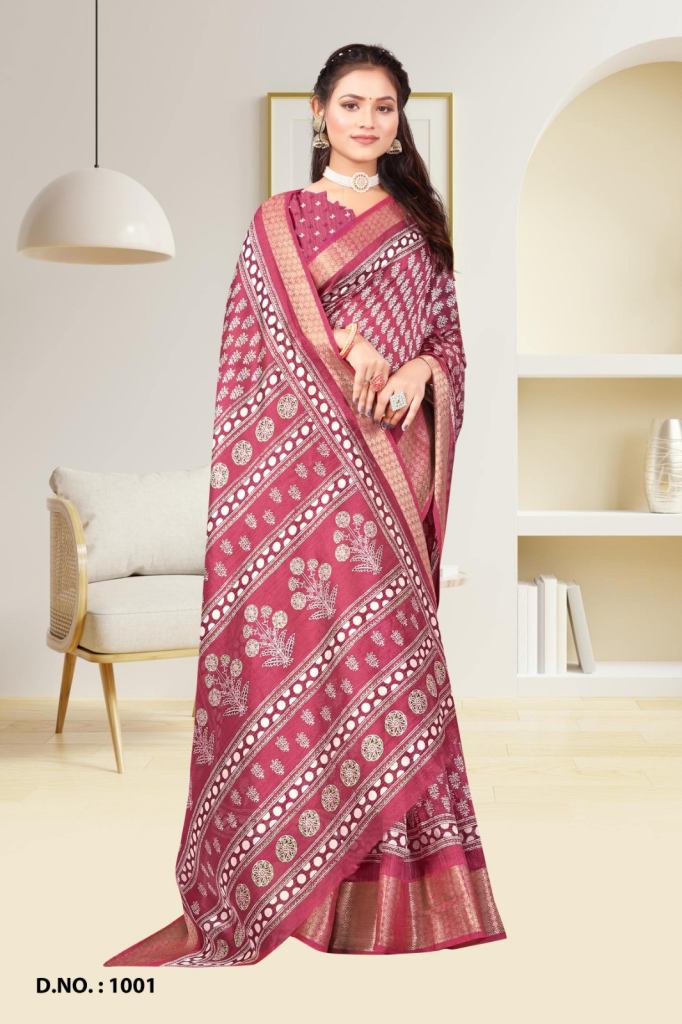 Saroj Silver Screen Vol 1 Casual Wear Crystal Silk Saree Collection