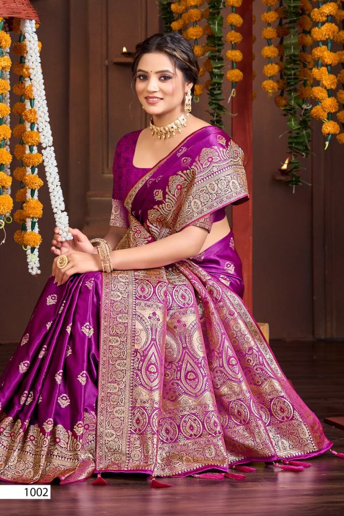 Saroj Sunaina Satin Vol 1 Saree