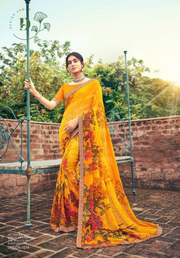 Saroj Victoria vol 2 Georgette Casual Wear Saree Catalog 