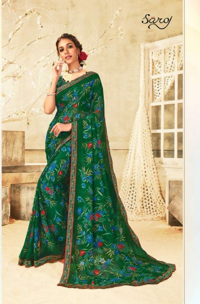 Saroj launching victoria casual Sarees Collection