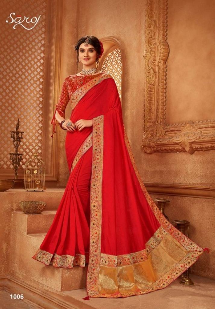 Saroj presents  Abhilasha Festive Wear Sarees Collection