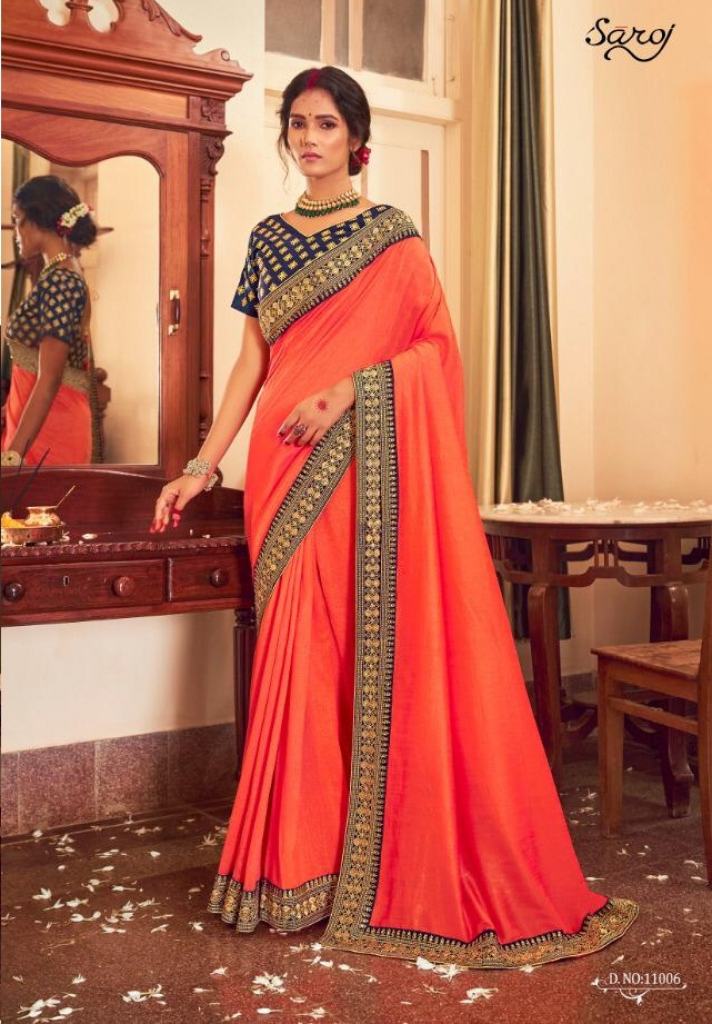 Saroj presents Afreen Designer Saree Collection	