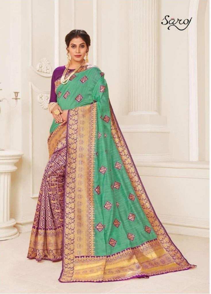 Saroj presents  Panghat  Designer Saree Collection