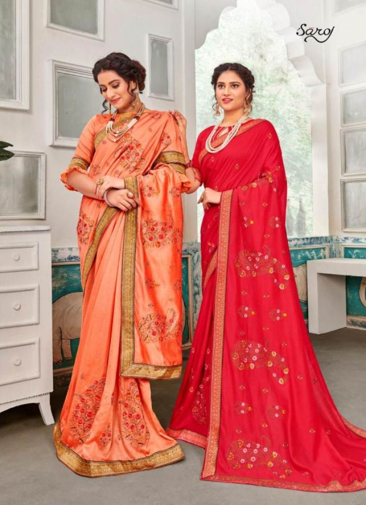 Saroj  presents Sakhiya Designer Saree Collection