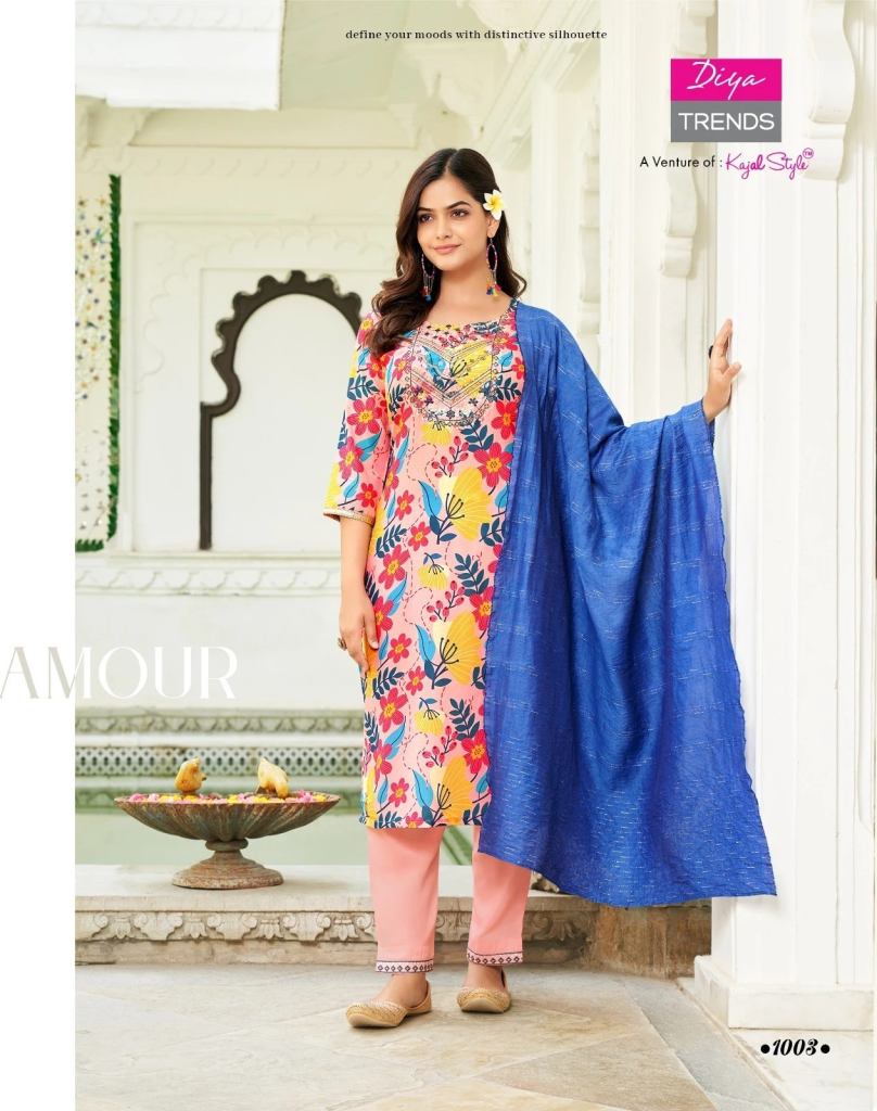 Shop Now Sawariya Vol 1 By Diya Trends Fancy Wear Kurti Pant With