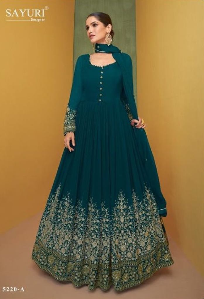 Sayuri Alizeh Gold Traditional Designer Gown Collection