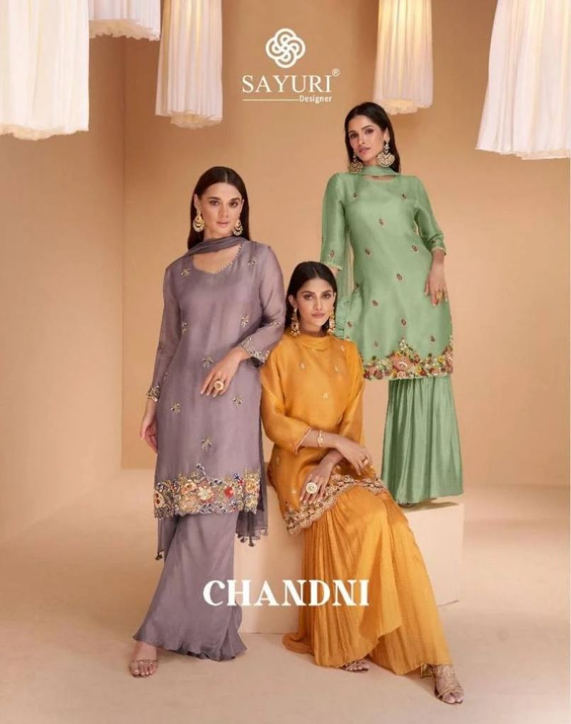 Sayuri Chandni Organza Silk Designer Salwar Kameez