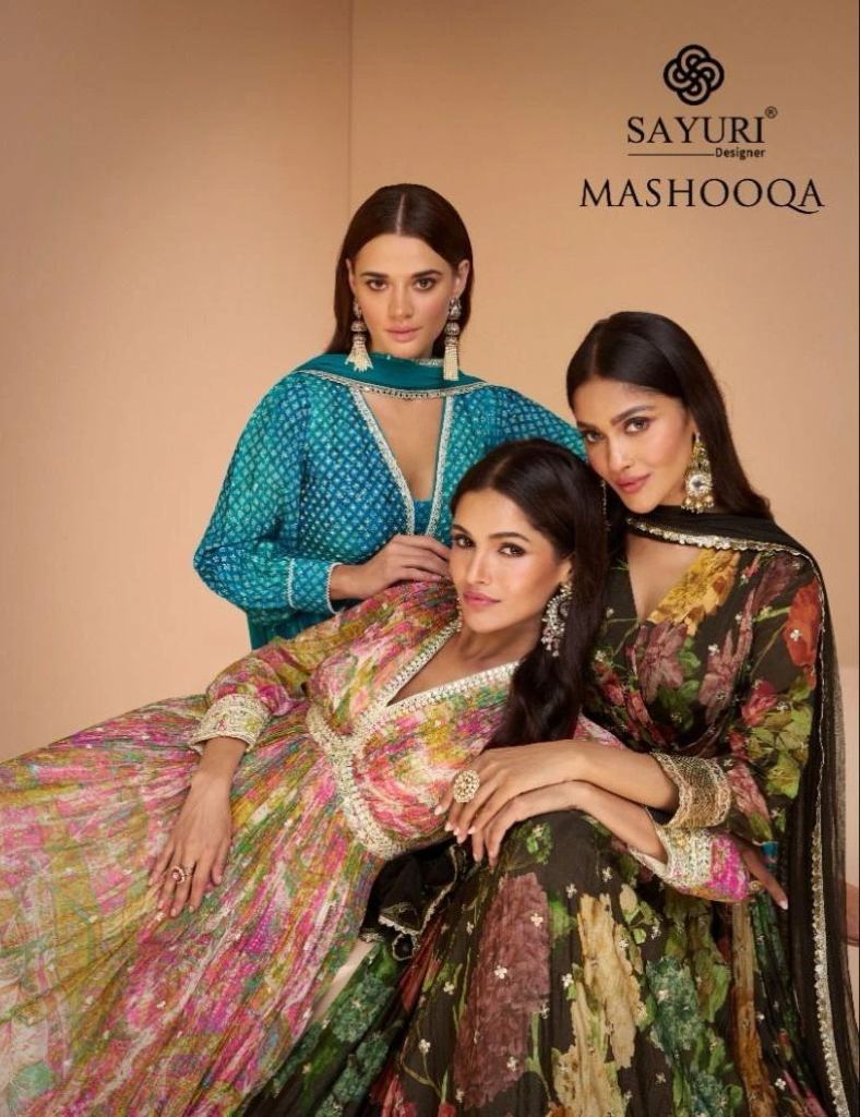 Sayuri Mashooqa Real Georgette Gown Wholesale