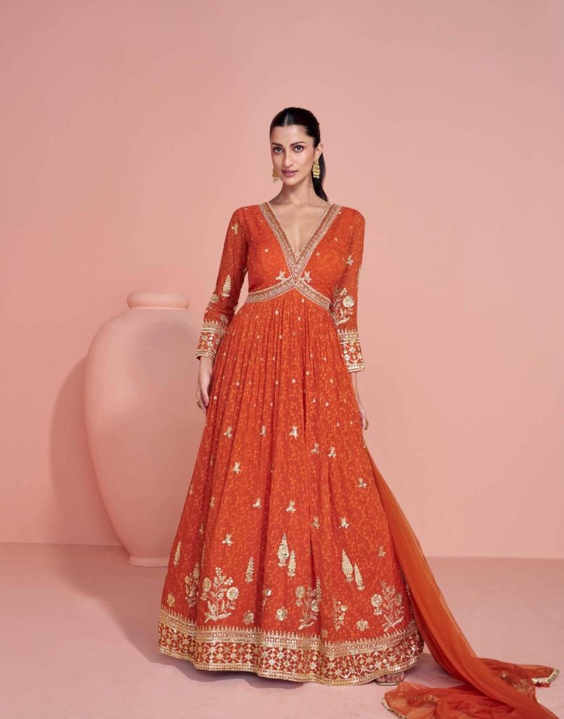 Sayuri Navya Embroidered Festival Wear Gown