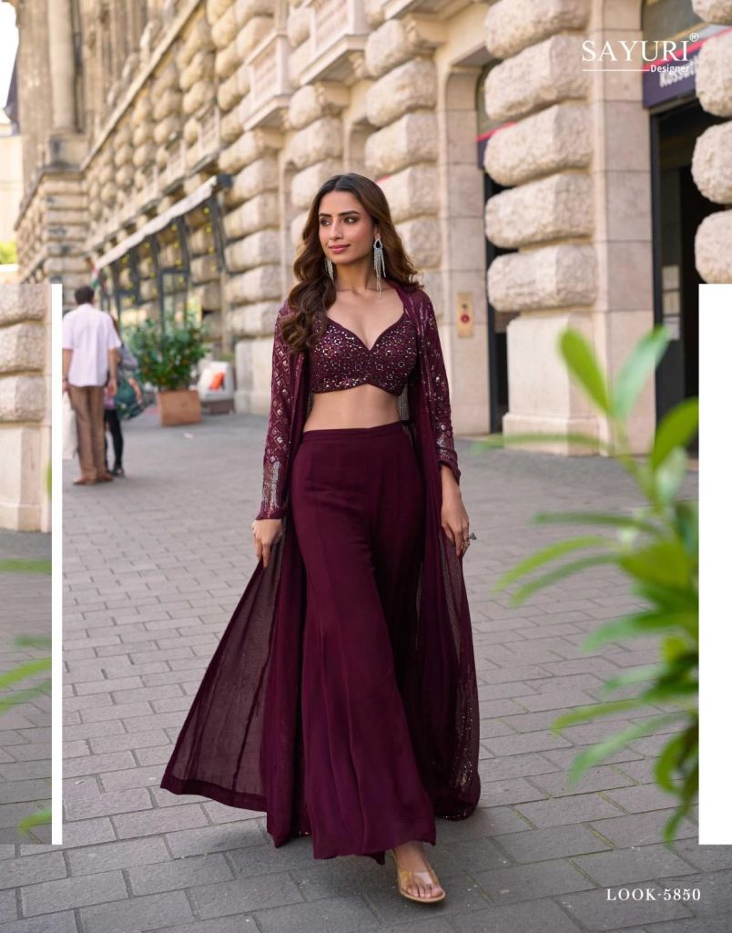 Sayuri Rubal Indo Western Party Wear
