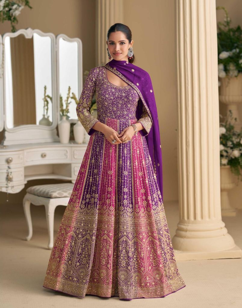 Sayuri Rutba Embroidered Party Wear Gown 