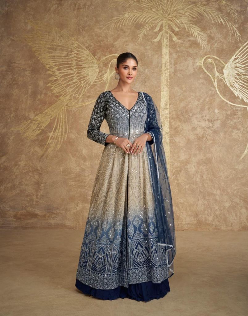 Sayuri Sawaria Designer Gown With Dupatta