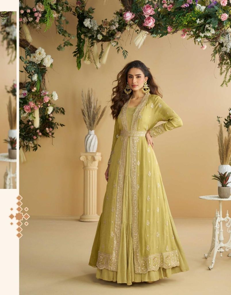 Sayuri Tulip Designer Embroidered Indo Western
