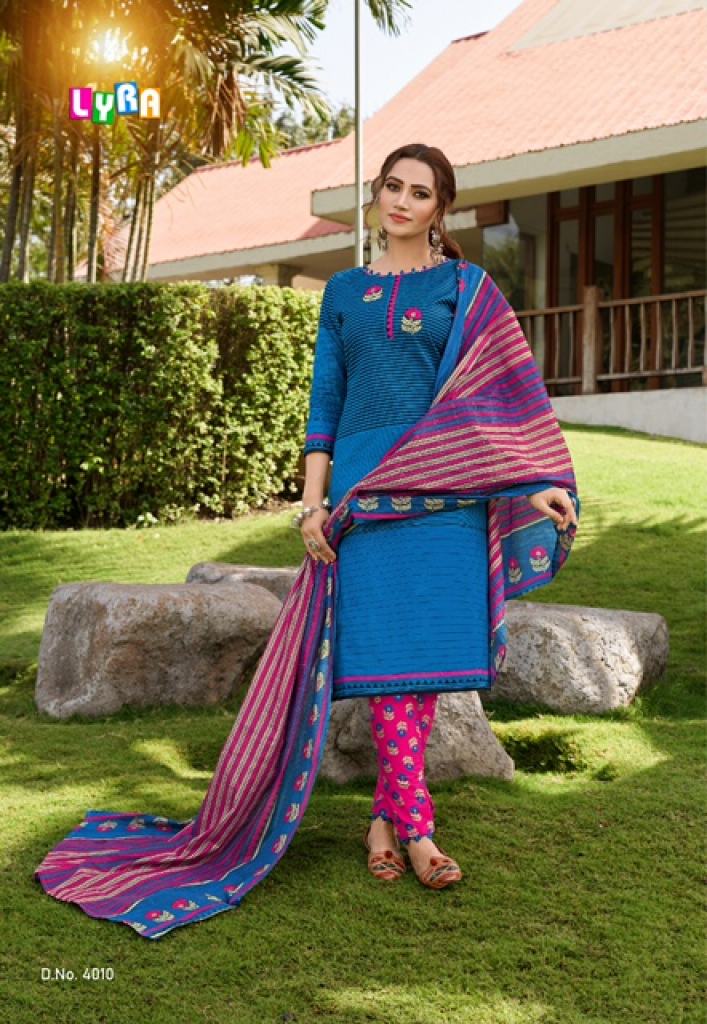 Sc Lyra  vol 4 Printed Cotton Dress Material Buy Unstiched Dress Materials