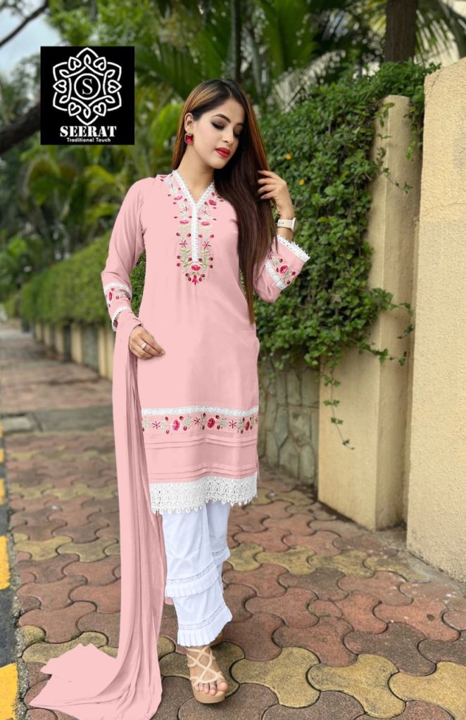 Seerat 1100 Georgette Embroidered Festive Wear Ready Made