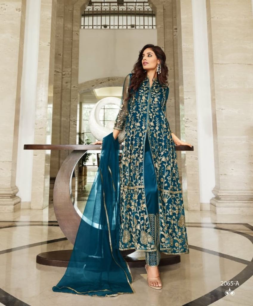 Senhora Sharmin 2065 Colors Stylist Wear Designer Salwar  suits collection 