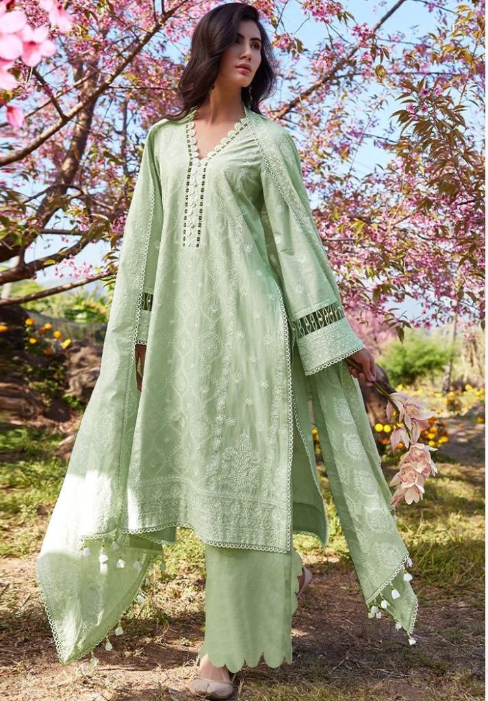 Serine Lawnkari Exclusive Lawn Cotton Pakistani Suit Collection