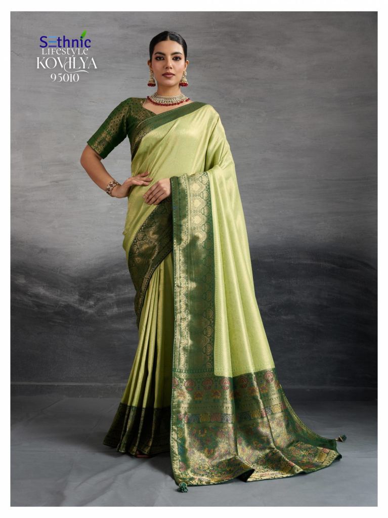 Sethnic Kovilya Vol 3 Fancy Silk Saree