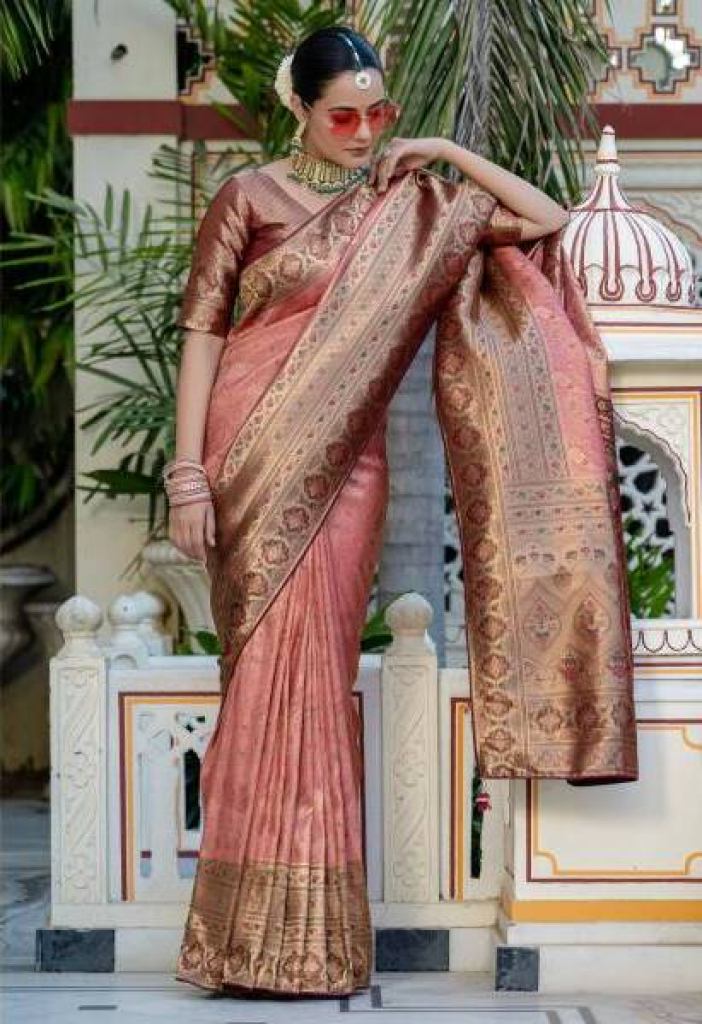 Sethnic Rajvalli Kanjivaram silk Woven Saree