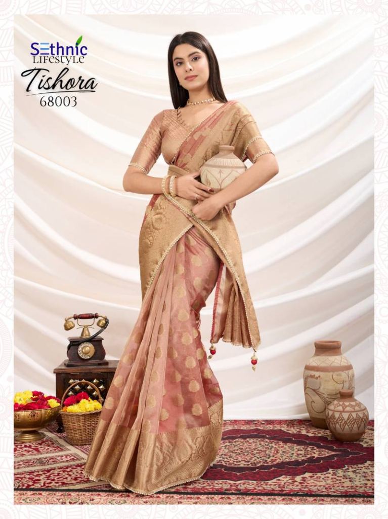 Sethnic Tishora Crush  Saree
