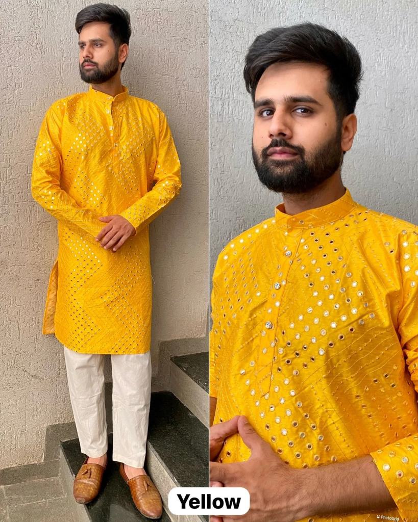 Shandaar Heavy Banglori Silk Kurta With Pajama