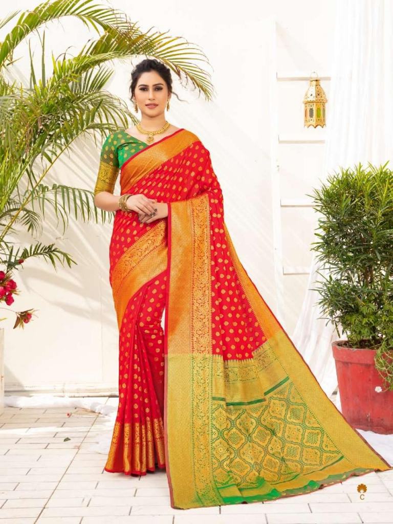 Shangrila  presents  Rajlaxmi Silk Festive Wear Sarees Collection 