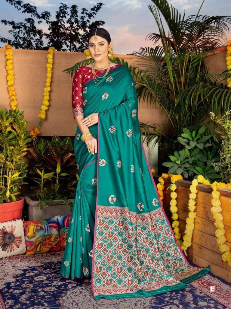 Shangrila  presents Sonpari Silk Festive Wear Sarees Collection