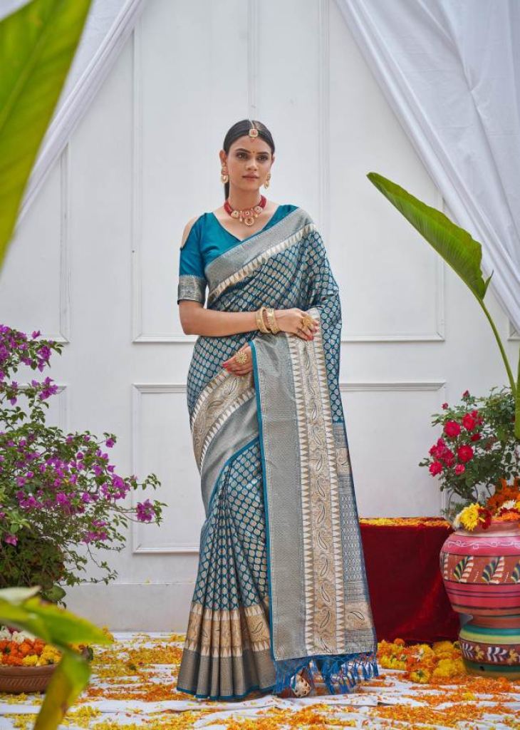 Shangrila Varlakshmi Silk Vol 1 Catalog  Designer Wear Organza Sarees