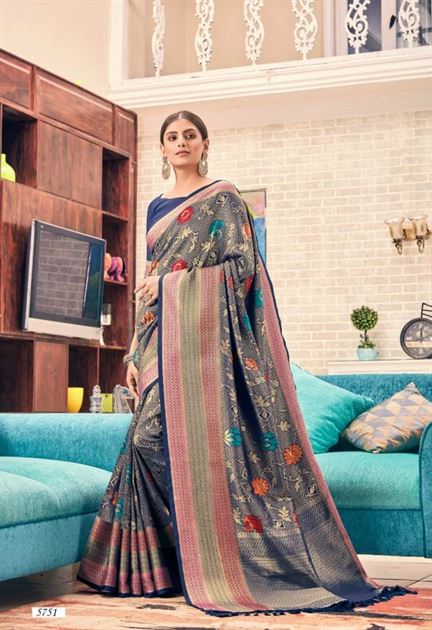 Shangrila by Madhurima Silk Designer Weaving Zari Silk Collection